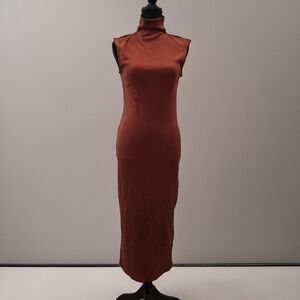NWT House of Harlow 1960 Terracotta Maxi Dress